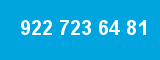 922 723 64 81 922 723 64 81